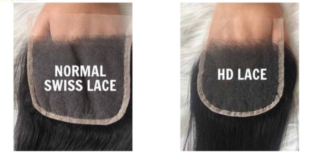 hd lace vs regular lace comparison close-up showing thickness and blending difference