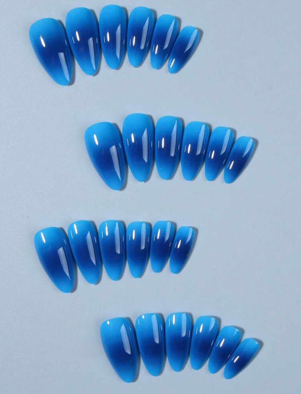 Marble Press On Nails