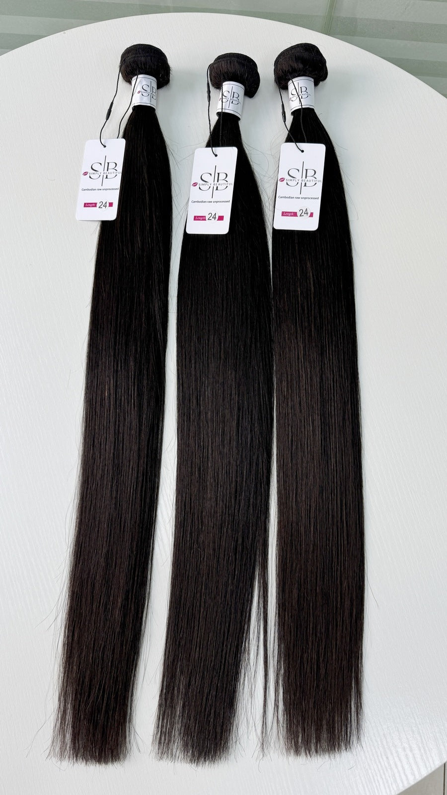 Raw hair bundles 