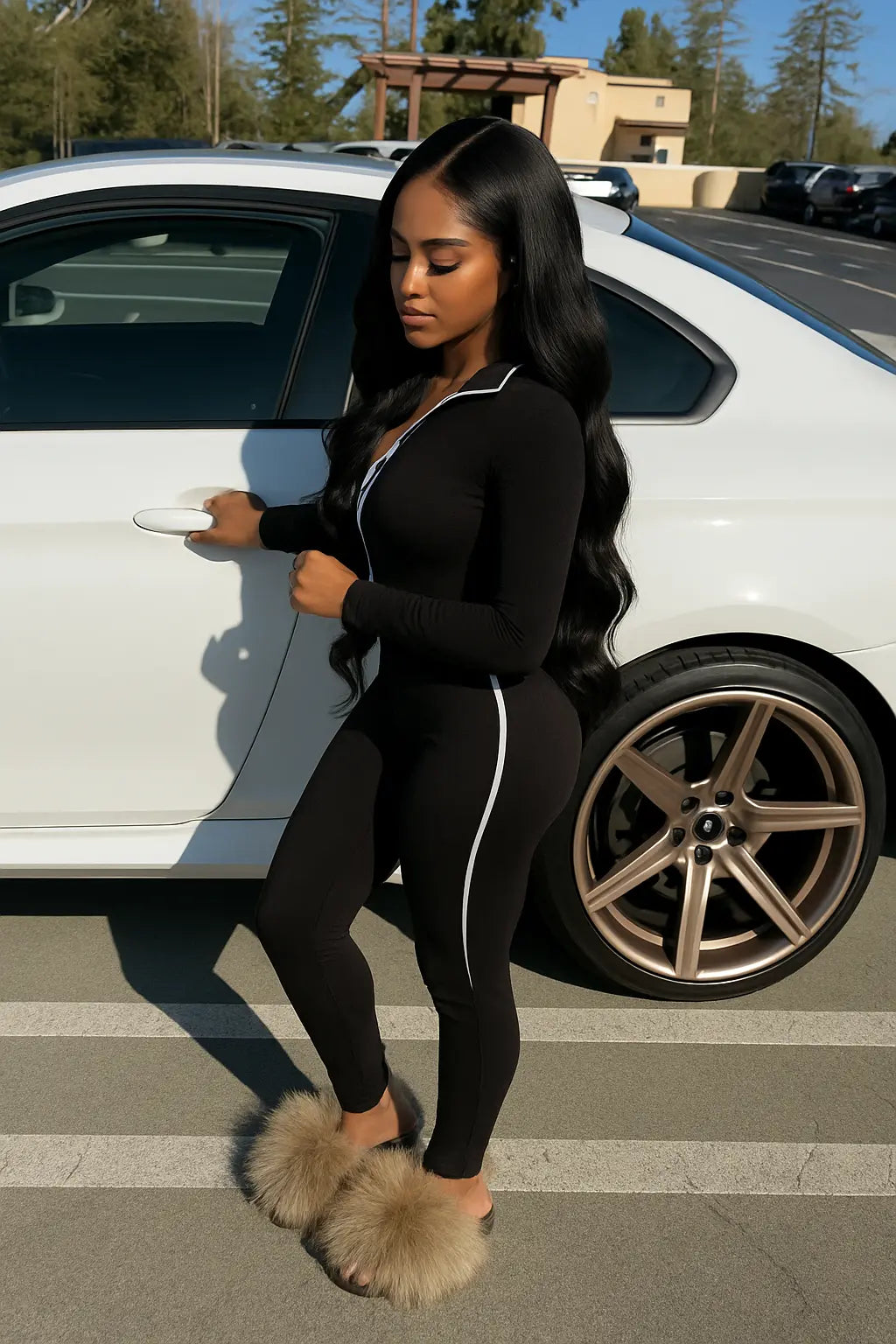 Fur Slides SB Boutique