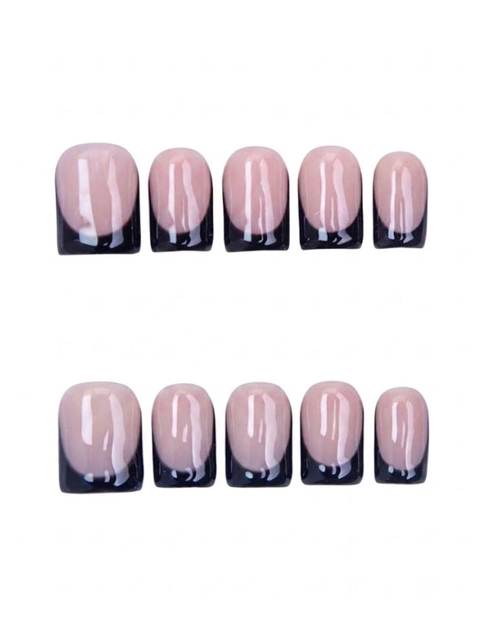 Black Tip Press-On Nails – Salon-Quality Nail Extensions Simply Beautiful Boutique