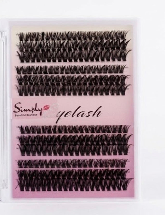 DIY Lash Extensions 60D – Voluminous Cluster Lashes Simply Beautiful Boutique
