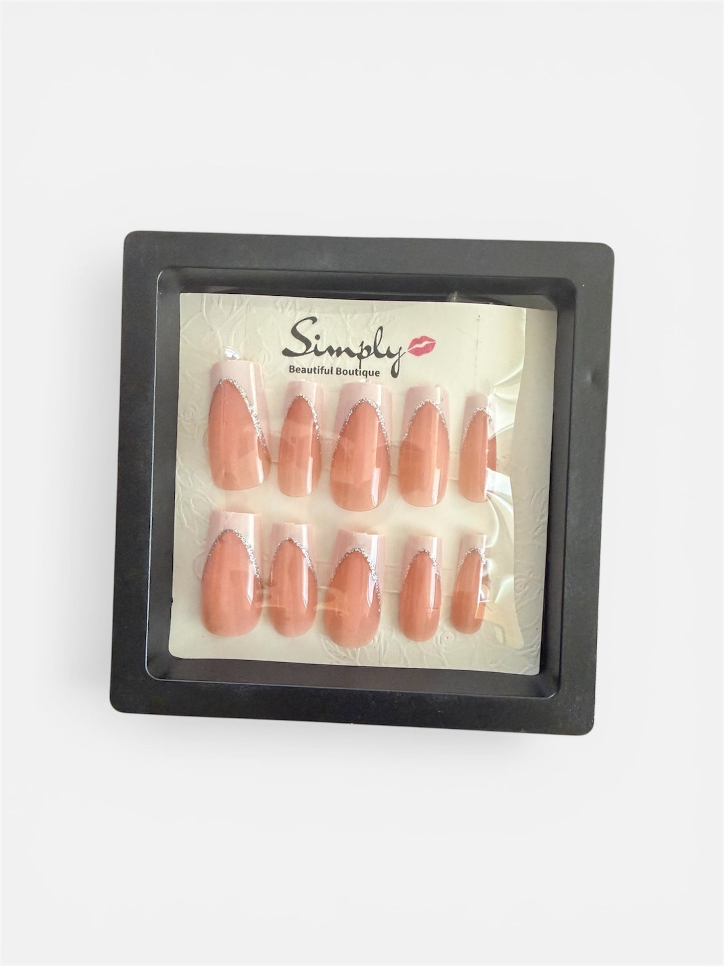 White Tip Press-On Nails – Salon-Quality Nail Extensions SB Boutique