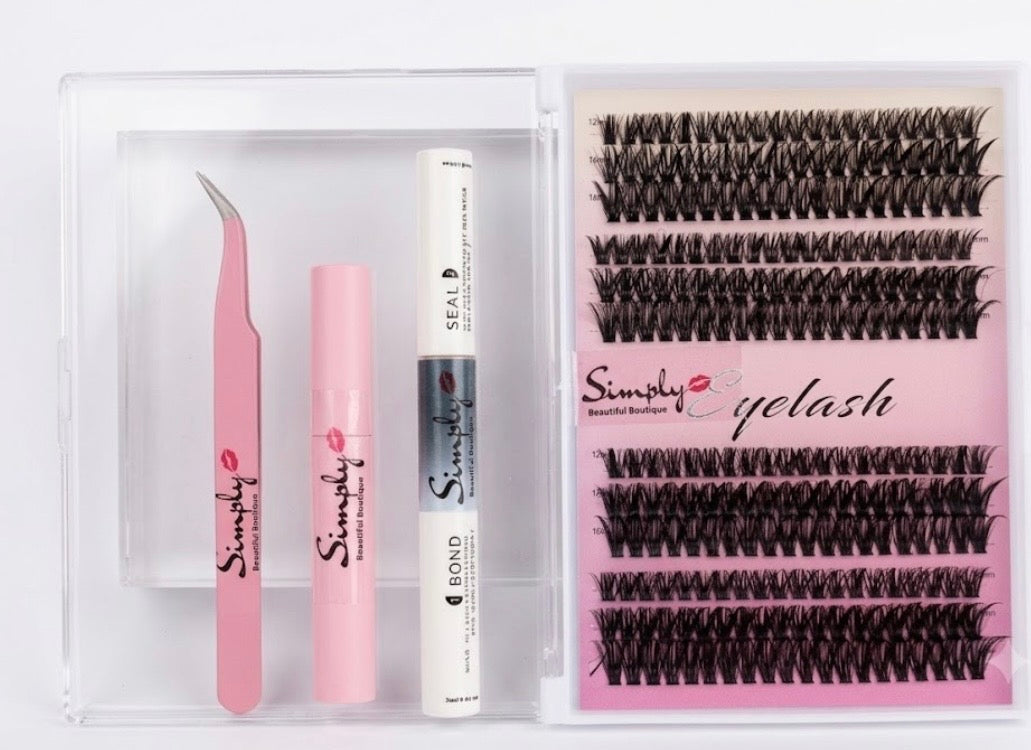 DIY Lash Extensions 60D – Voluminous Cluster Lashes Simply Beautiful Boutique