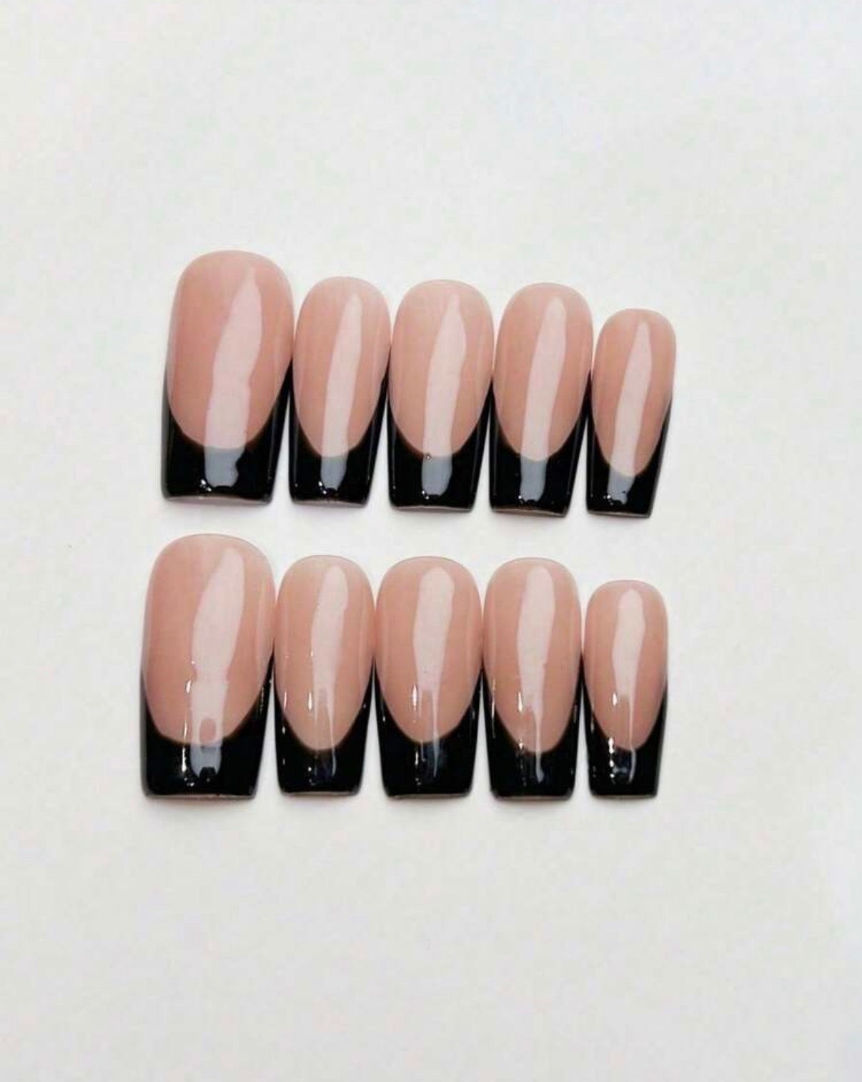 Black Tip Press-On Nails – Salon-Quality Nail Extensions Simply Beautiful Boutique