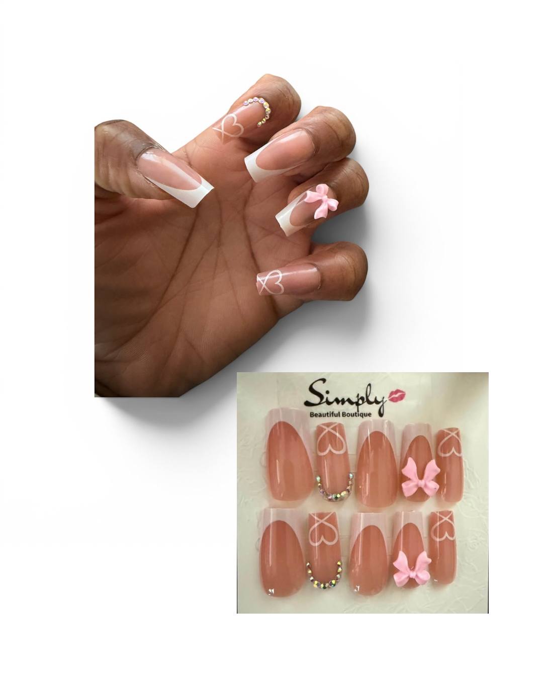 Sweetheart Bow Luxe French Set Simply Beautiful Boutique