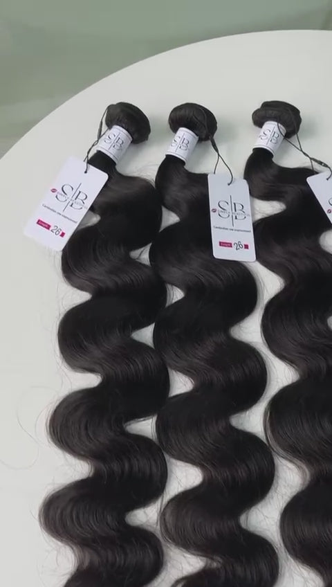 Raw Cambodian Hair Bundles Body Wave